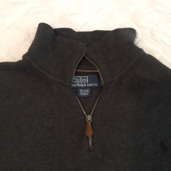 Men’s Polo Ralph Lauren Gray Sweater Size M - Picture 2 of 4